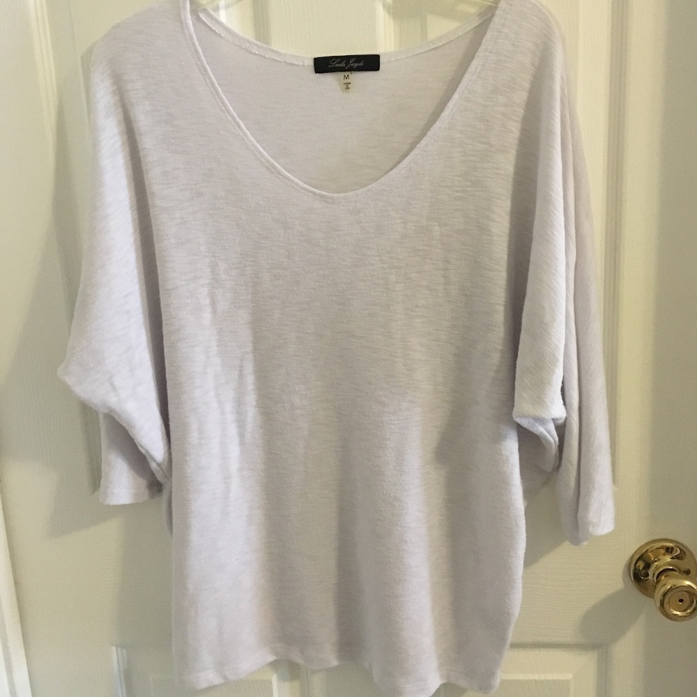 Laila Jayde Bowie Solid Dolman Sleeve Top - Medium